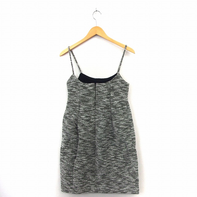 ランダ Randa ワンピース キャミワンピ 膝丈 バックジップ 0 ブラック St35 レディース 172 ベクトルパーク