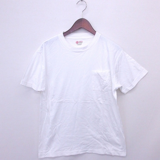 レッドキャップ Red Kap Tシャツ カットソー 丸首 半袖 無地 シンプル コットン 綿 M ホワイト 白 Ft6 メンズ 172 ベクトルパーク