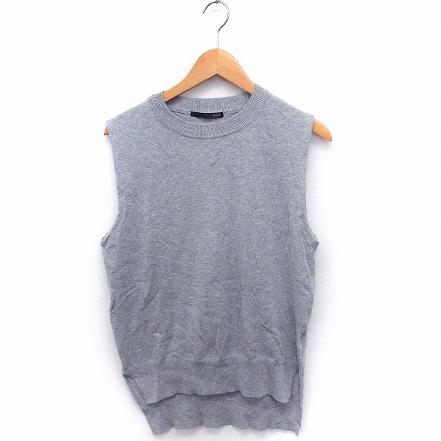 ヘザー Heather ニット セーター ベスト ノースリーブ 丸首 F グレー 灰 Ft18 レディース 172 ベクトルパーク ヘザー Heather ニット セーター ベスト ノースリーブ 丸首 F グレー 灰 Ft18 レディース 172 ベクトルパーク