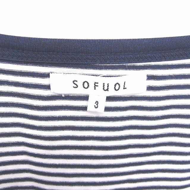 ソフール SOFUOL カットソー Tシャツ スクエアネック ボーダー 半袖 3 ホワイト ネイビー 白 紺 /TT19 レディース 172-902009280052 | ベクトルパーク ソフール SOFUOL カットソー Tシャツ スクエアネック ボーダー 半袖 3 ホワイト ネイビー 白 紺 /TT19 レディース 172-902009280052 | ベクトルパーク
