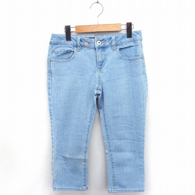 コンフォートベーシック Comfort Basic パンツ デニム クロップド ジップフライ M ライトブルー Ft17 レディース 172 ベクトルパーク