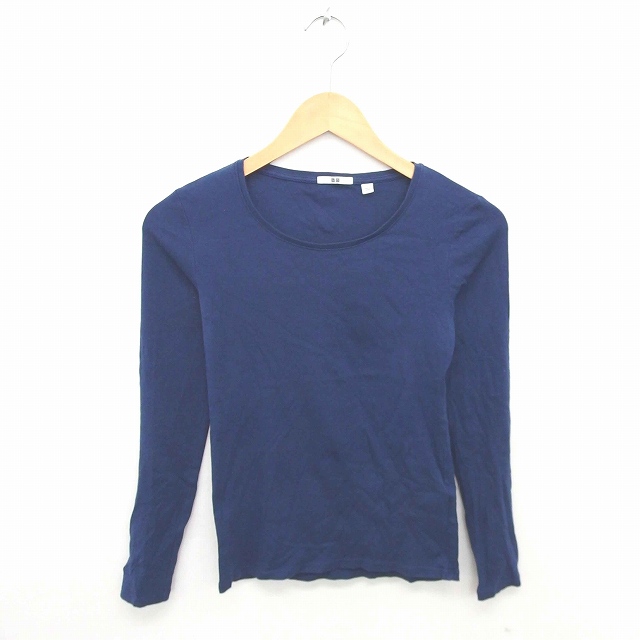 ユニクロ Uniqlo カットソー Tシャツ 丸首 無地 シンプル 綿 コットン 長袖 S 紺 ネイビー Tt17 レディース 172 ベクトルパーク ユニクロ Uniqlo カットソー Tシャツ 丸首 無地 シンプル 綿 コットン 長袖 S 紺 ネイビー Tt17 レディース 172 ベクトルパーク