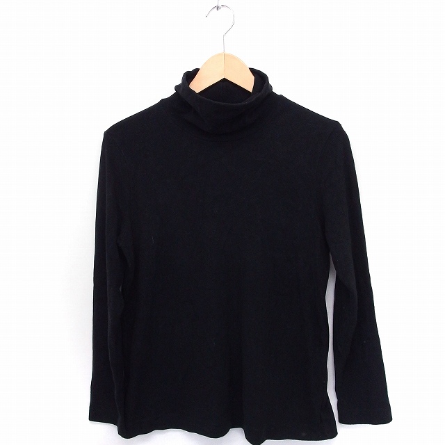 ユニクロ Uniqlo Tシャツ カットソー ヒートテック タートルネック 長袖 シンプル Xl ブラック 黒 Ft25 レディース 172 ベクトルパーク