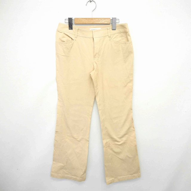 ハートフォード Hartford パンツ チノパン ブーツカット ジップフライ 綿 コットン 2 薄茶 ベージュ Tt30 レディース 172 ベクトルパーク