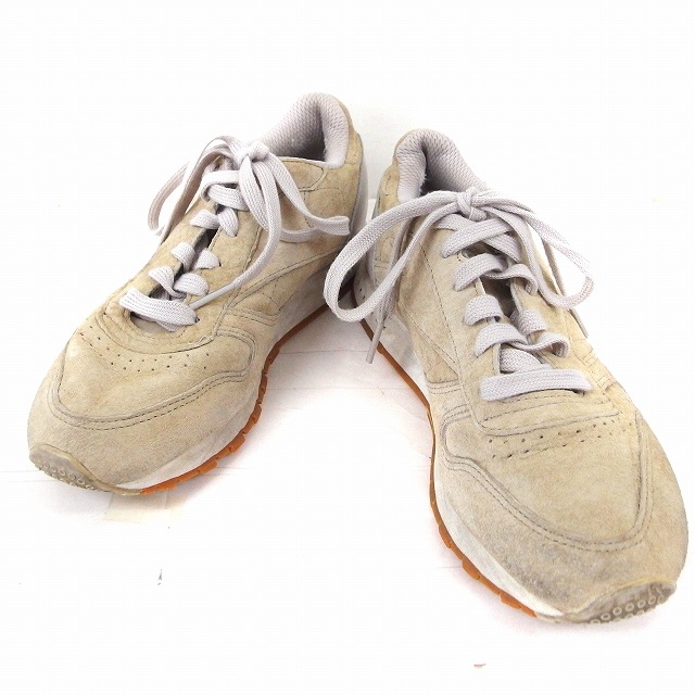 リーボック Reebok スニーカー ウォーキングシューズ ローカット スエード調 23cm ベージュ St38 レディース 172 ベクトルパーク リーボック Reebok スニーカー ウォーキングシューズ ローカット スエード調 23cm ベージュ St38 レディース 172 ベクトルパーク