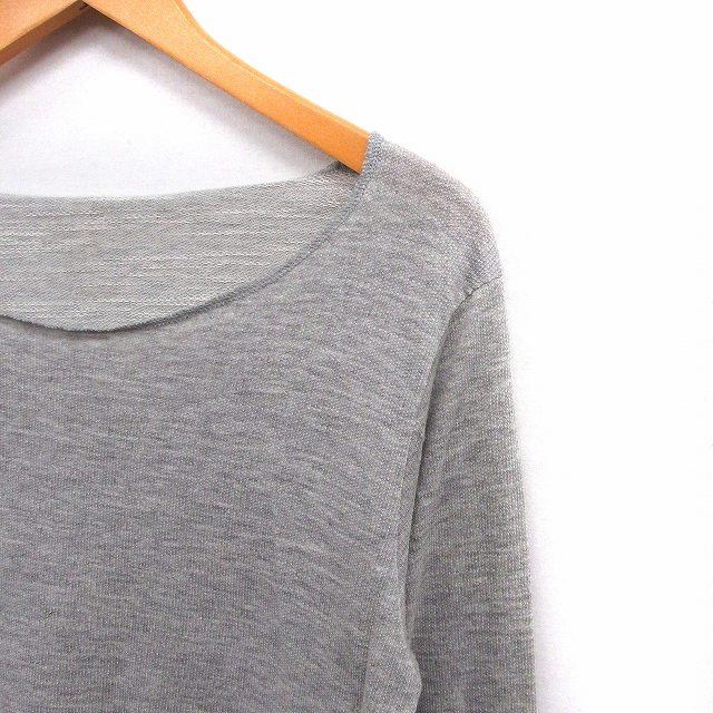Grn ジーアールエヌ カットソー Tシャツ ニット ボートネック 長袖 シンプル L グレー St18 メンズ 172 ベクトルパーク Grn ジーアールエヌ カットソー Tシャツ ニット ボートネック 長袖 シンプル L グレー St18 メンズ 172 ベクトルパーク