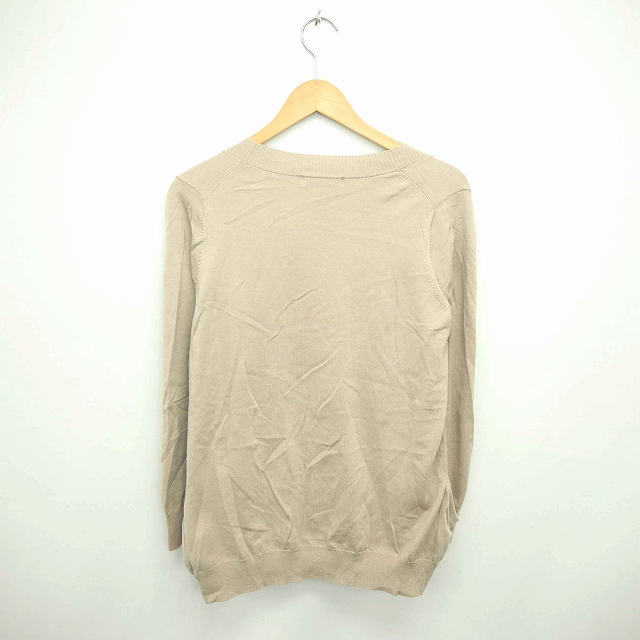 クリアインプレッション　ベージュ　カットソー　トップス　薄手　フリル クリアインプレッション CLEAR IMPRESSION ニット セーター