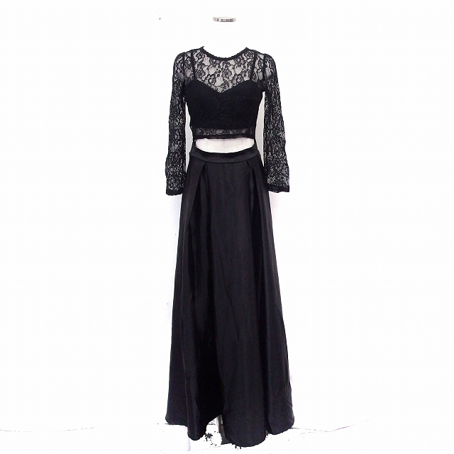 Margaret Nocturne ドレス ロング セパレート 総レース フレア M ブラック St1 レディース 172 ベクトルパーク Margaret Nocturne ドレス ロング セパレート 総レース フレア M ブラック St1 レディース 172 ベクトルパーク