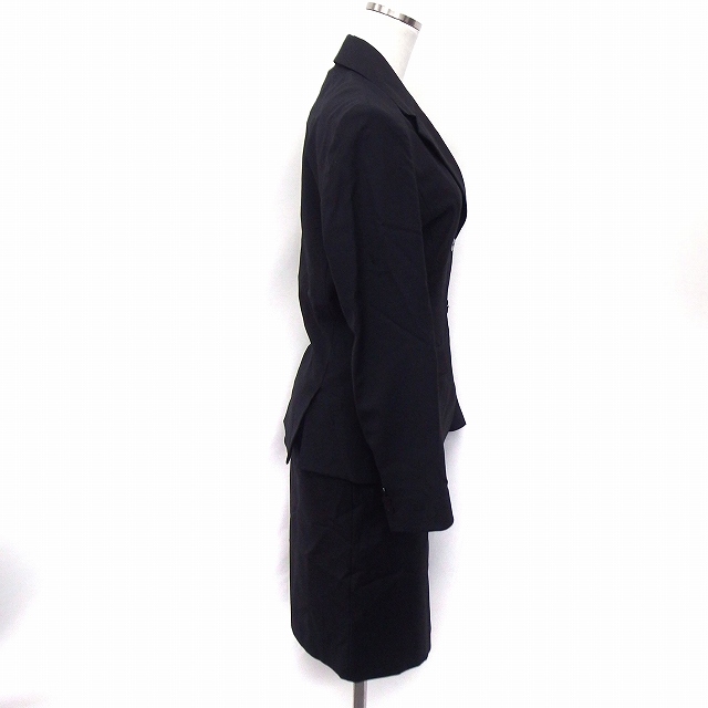 プロポーション ボディドレッシング Proportion Body Dressing セットアップ スカートスーツ ジャケット テーラード スカート タイト 無地 3 2 ブラック 黒 Ft49 レディース 172 ベクトルパーク