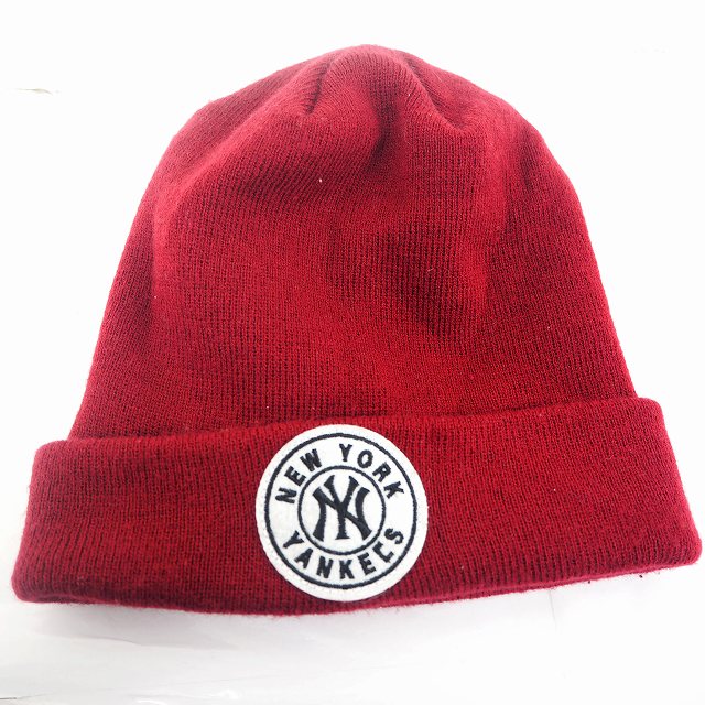 ニューエラ New Era 帽子 キャップ ニット帽 ニット ワッペン 刺繍 レッド 赤 Mt14 メンズ レディース 172 ベクトルパーク