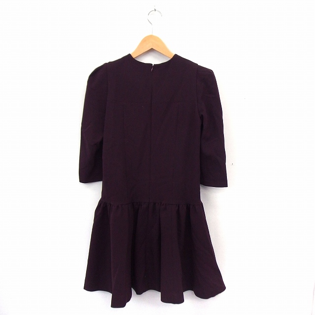 ジーヴィージーヴィー G.V.G.V ワンピース 膝丈 七分袖 フレア  