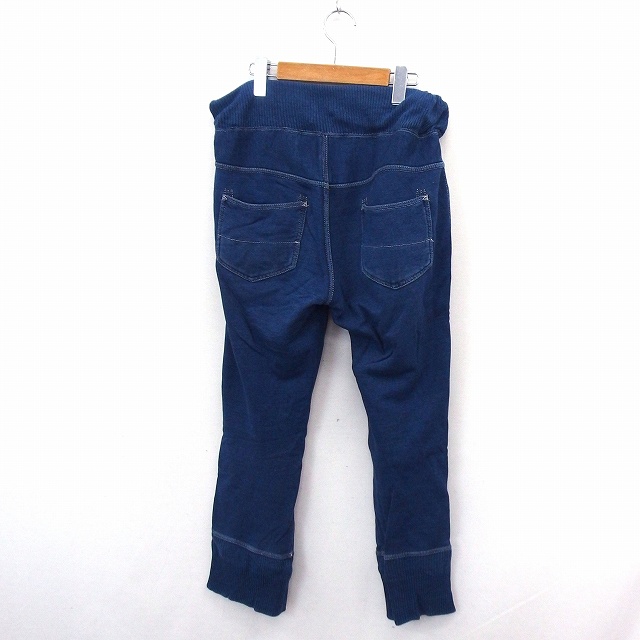 アールエヌエーエヌ Rna N パンツ ジョガー ロング ウエストゴム デニム風 M ブルー St43 メンズ 172 ベクトルパーク