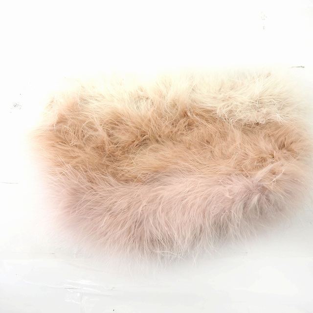 未使用品 リエンダ Rienda タグ付 鞄 バッグ 2way クラッチ ショルダー フェイクファー Free ピンク Mt9 レディース 172 ベクトルパーク