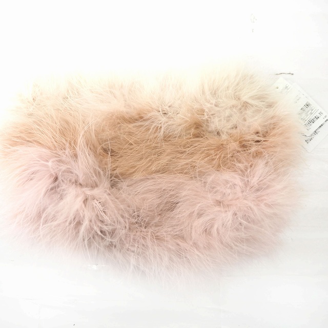 未使用品 リエンダ Rienda タグ付 鞄 バッグ 2way クラッチ ショルダー フェイクファー Free ピンク Mt9 レディース 172 ベクトルパーク