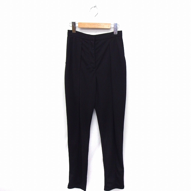 エモダ Emoda パンツ ハイウエスト テーパード ロング 無地 シンプル S ブラック 黒 Ft17 レディース 172 ベクトルパーク エモダ Emoda パンツ ハイウエスト テーパード ロング 無地 シンプル S ブラック 黒 Ft17 レディース 172 ベクトルパーク