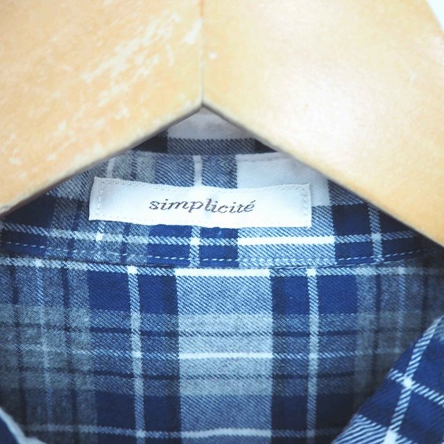 シンプリシテェ Simplicite ワンピース シャツ ロング チェック 比翼仕立て 綿 コットン 長袖 ネイビー グレー 紺 灰 Tt24 レディース 172 ベクトルパーク シンプリシテェ Simplicite ワンピース シャツ ロング チェック 比翼仕立て 綿 コットン 長袖 ネイビー グレー 紺 灰 Tt24 レディース 172 ベクトルパーク