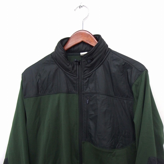 ギャップ Gap ジャケット アウター ジャンパー 切替 スタンドカラー 長袖 M グリーン 緑 Ft37 メンズ 172 ベクトルパーク