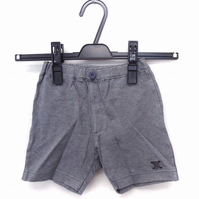 セリーヌ Celine Baby 国内正規品 子供服 パンツ ロゴ 無地 シンプル コットン 綿 80 グレー 灰 Ft10 キッズ 172 ベクトルパーク