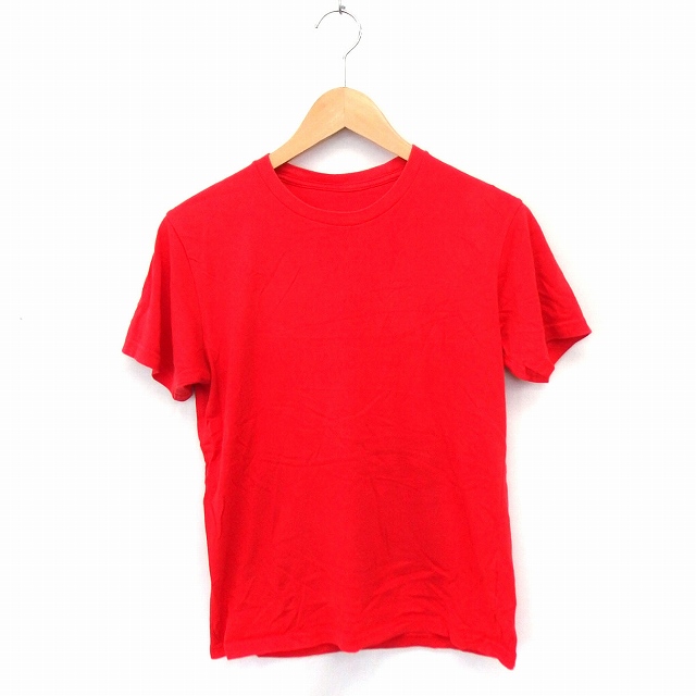 ユニクロ Uniqlo Tシャツ カットソー 丸首 半袖 無地 シンプル コットン 綿 S レッド 赤 Ft38 メンズ 172 ベクトルパーク ユニクロ Uniqlo Tシャツ カットソー 丸首 半袖 無地 シンプル コットン 綿 S レッド 赤 Ft38 メンズ 172 ベクトルパーク