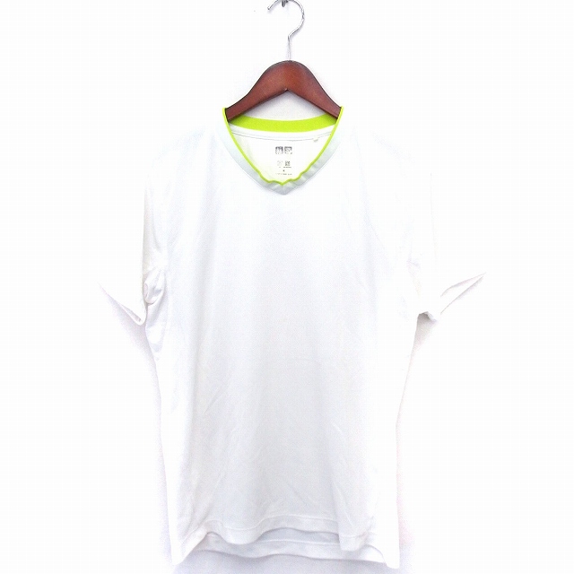 ユニクロ Uniqlo Tシャツ カットソー Vネック 半袖 ドライ M ホワイト 白 Ft13 メンズ 172 ベクトルパーク ユニクロ Uniqlo Tシャツ カットソー Vネック 半袖 ドライ M ホワイト 白 Ft13 メンズ 172 ベクトルパーク
