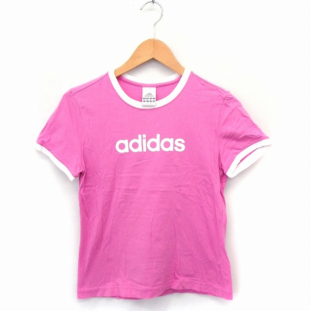 アディダス Adidas Tシャツ カットソー ロゴ 丸首 半袖 M ピンク Ft36 レディース 172 ベクトルパーク アディダス Adidas Tシャツ カットソー ロゴ 丸首 半袖 M ピンク Ft36 レディース 172 ベクトルパーク