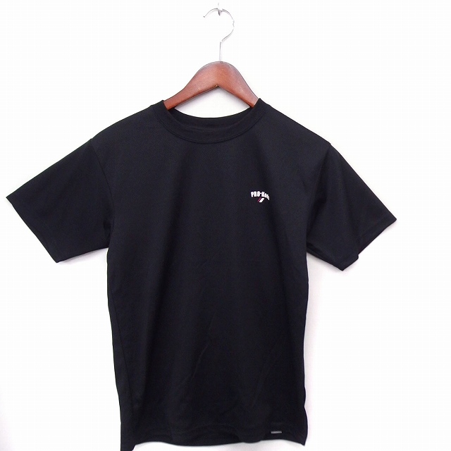 プロケッズ Pro Ked S 子供服 Tシャツ カットソー ロゴ メッシュ 丸首 半袖 150 ブラック 黒 Ft6 キッズ 172 902103153095 ベクトルパーク