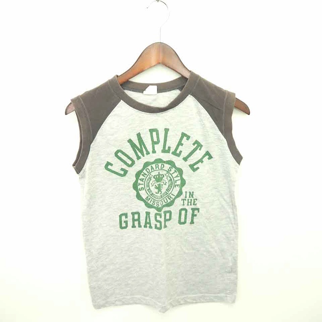 PERFECT.D. 子供服 Tシャツ カットソー 英字 丸首 ノースリーブ 160 グレー グリーン 灰 緑 /TT15 キッズ 172-902105070124 | ベクトルパーク PERFECT.D. 子供服 Tシャツ カットソー 英字 丸首 ノースリーブ 160 グレー グリーン 灰 緑 /TT15 キッズ 172-902105070124 | ベクトルパーク