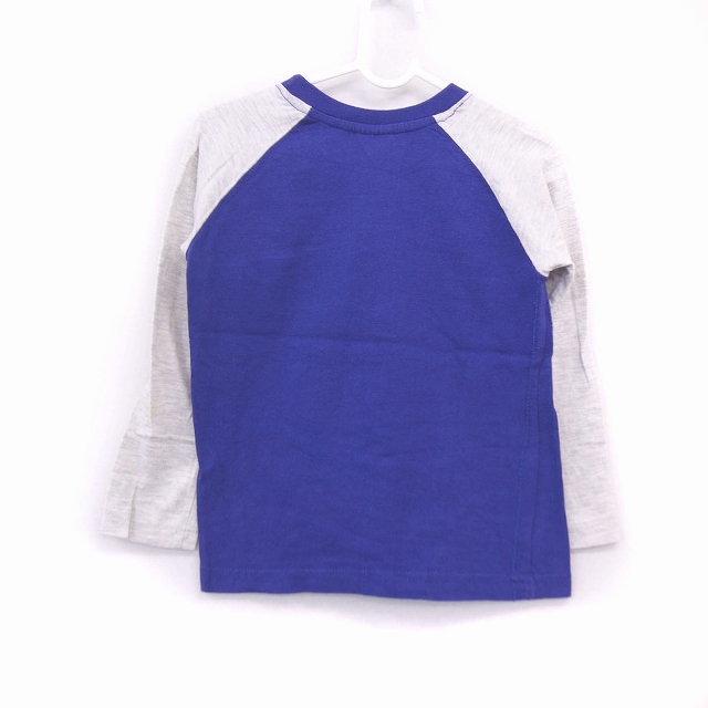 ダブルアールエル XLサイズ コットン ラグランスリーブ 長袖 Tシャツ 青黒. Blue Mart 子供服 Tシャツ カットソー クルーネック ラグラン