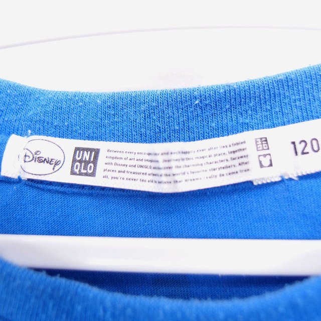 デデジモンミニ UNIQLO 限定 type.2 (ブルー) ユニクロ ユニクロ UNIQLO Disney 子供服 Tシャツ カットソー 半袖 綿混