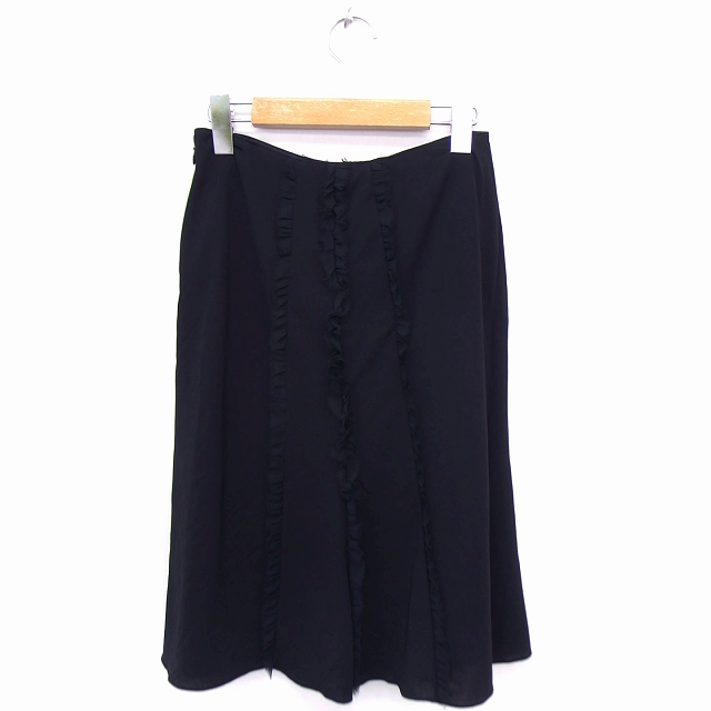 ノーベスパジオ コート 38 レディース 美品 黒 冬物 NOVESPAZIO