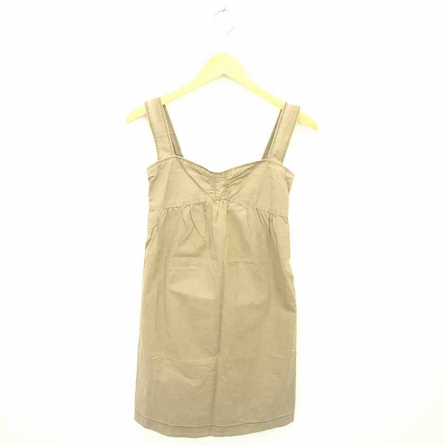 スタニングルアー Stunning Lure ワンピース ひざ丈 プルオーバー 薄手 無地 シンプル 綿 コットン ノースリーブ F カーキ Tt1 レディース 172 ベクトルパーク