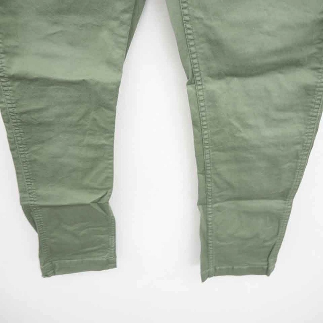ビームス Beams パンツ スキニー ジップフライ 無地 シンプル 綿 コットン S 緑 グリーン Tt7 メンズ 172 ベクトルパーク