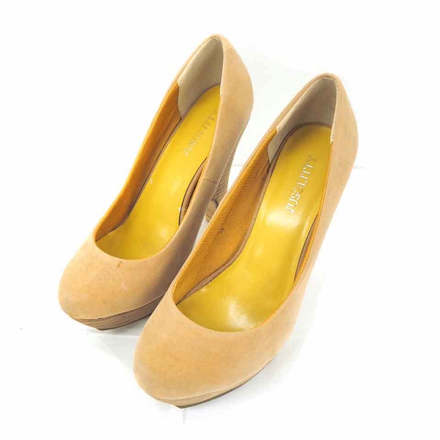 ジャスグリッティー JUSGLITTY パンプス ウェッジソール 厚底  