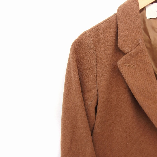 チャオパニック Ciaopanic チェスターコート アウター 無地 ミドル丈 ウール混 F ブラウン 茶 Ft8 レディース 172 ベクトルパーク