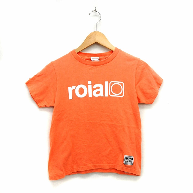 国内発送【1PIU1UGUALE】ダブルロゴ半袖Tシャツ / 2色 コットン ロイアル ROIAL Tシャツ カットソー 丸首 半袖 コットン 綿