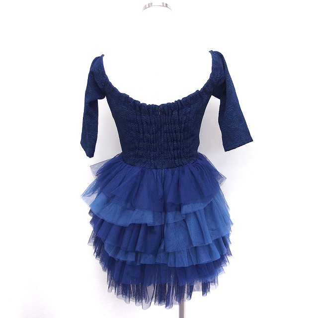 リリーブラウン Lily Brown ドレス ワンピース チュール ティアード パニエ ボリューム オフショルダー 半袖 ミニ 0 ブルー 青 Ft14 レディース 172 ベクトルパーク リリーブラウン Lily Brown ドレス ワンピース チュール ティアード パニエ ボリューム オフショルダー 半袖 ミニ 0 ブルー 青 Ft14 レディース 172 ベクトルパーク
