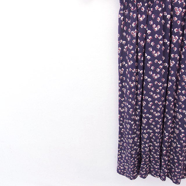 カスタネ Kastane ワンピース 花柄 丸首 七分袖 ロング F ネイビー 紺 Mt15 レディース 172 ベクトルパーク カスタネ Kastane ワンピース 花柄 丸首 七分袖 ロング F ネイビー 紺 Mt15 レディース 172 ベクトルパーク