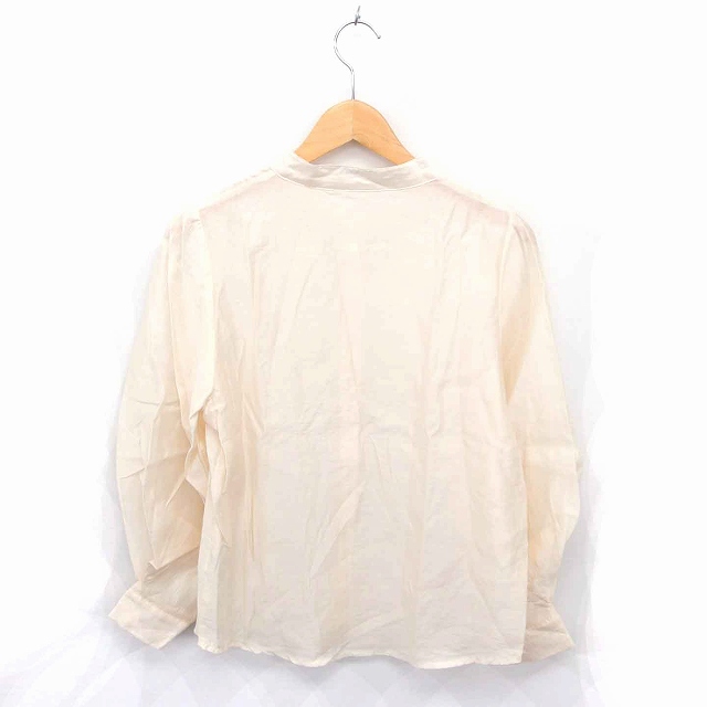 レトロガール Retro Girl シャツ ブラウス 薄手 透け感 無地 シンプル 長袖 F ライトベージュ 薄茶 Tt39 レディース 172 ベクトルパーク