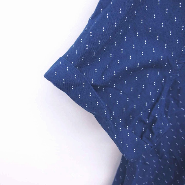 ザラマン ZARA MAN ボタンダウン シャツ ドット 綿 コットン
