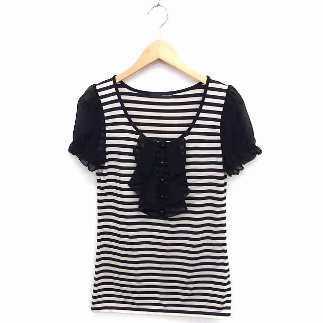 22 OCTOBRE - 22オクトーブル カットソー 22オクトーブル 22 OCTOBRE ボーダー柄 カットソー Tシャツ