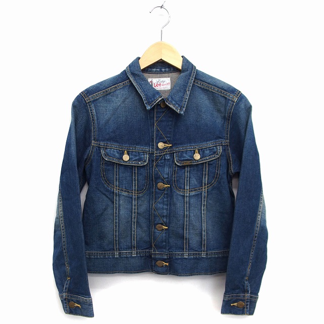 リー Lee Gジャン ジージャン デニム ジャケット コットン 綿 タック M インディゴブルー 青 Ht23 レディース 172 ベクトルパーク