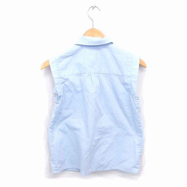 レイビームス Ray Beams シャツ ブラウス ステンカラー 比翼仕立て 