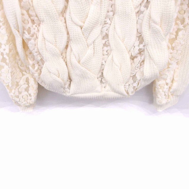 アプワイザーリッシェ Apuweiser-riche ニット セーター レース  