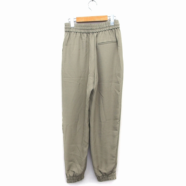 ザラ Zara ジョガー パンツ リラックス デニム ウエスト紐 Xs グリーン 緑 Ht2 レディース 172 ベクトルパーク