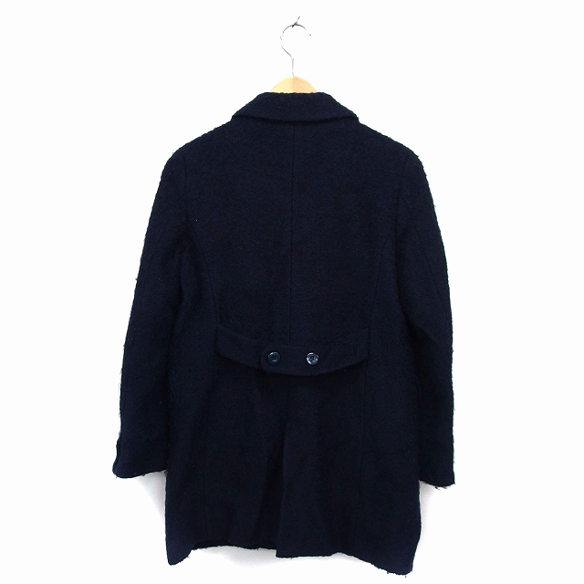 【オシャレ】A.P.C アーペーセー　ステンカラーコート　ウール　比翼仕立て 美品】A.P.C. アーペーセー ステンカラーコート オレンジ 34