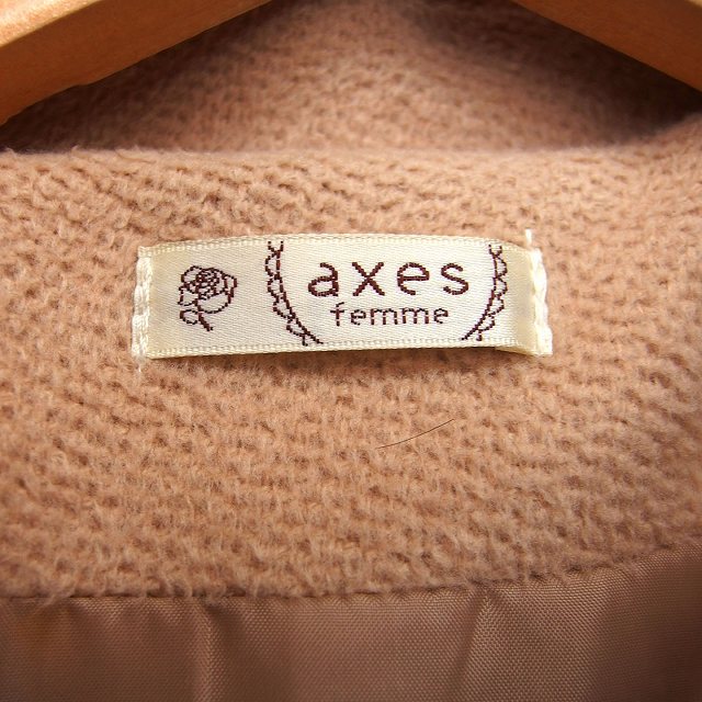 極美品希少アクシーズファムaxes femmeミドル丈コート花柄スプリングコート axes femme 2025 early spring collection 