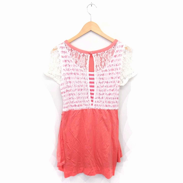シンシアローリー CYNTHIA ROWLEY ワンピース ひざ丈 レース ボーダー 
