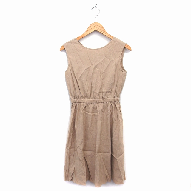 ブラーミン BRAHMIN ワンピース フレア ロング 透け感 リネン混  