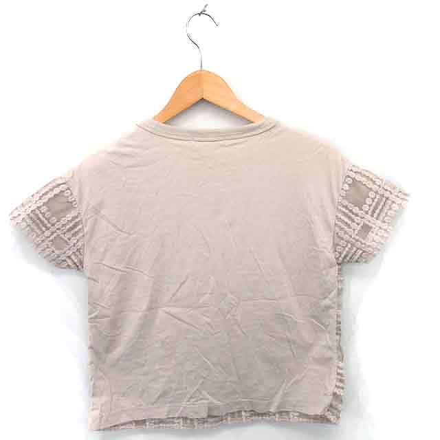 グローバルワーク GLOBAL WORK カットソー Tシャツ 総柄 刺繍