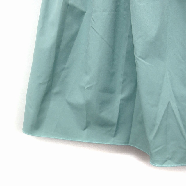 エムプルミエ　Mプルミエ　新品タグ付き 定価５６１００円　36サイズ エムプルミエ M-Premier タック フレア スカート ひざ丈 無地 シンプル